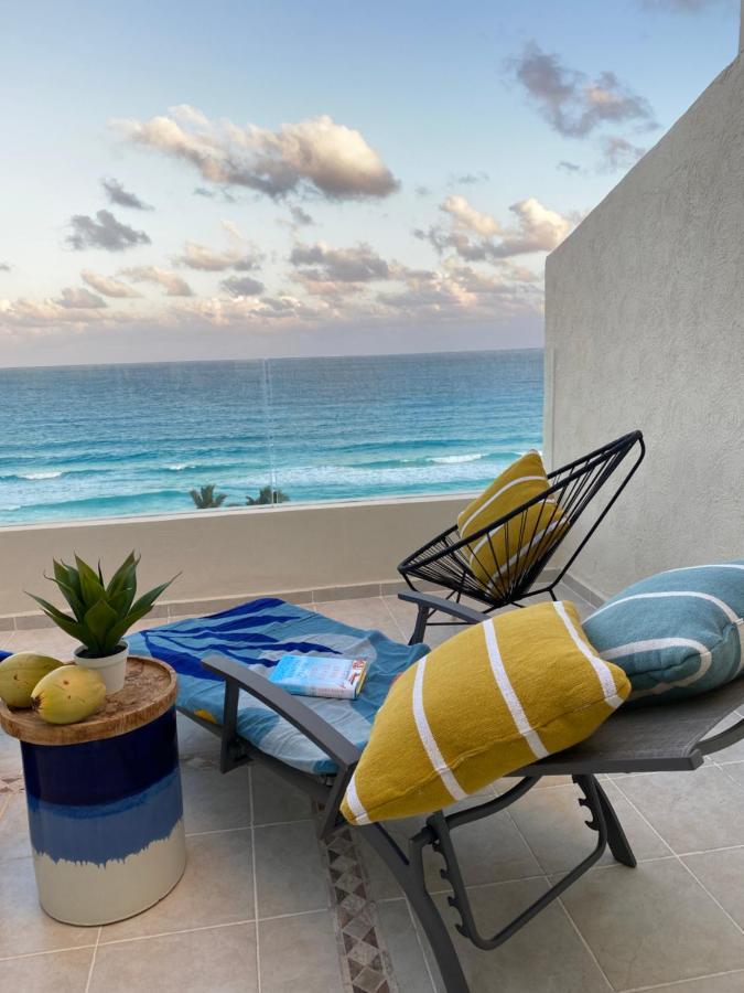 Ocean View Three Bedroom, Three Story Penthouse By The Beach Cancún Exterior foto